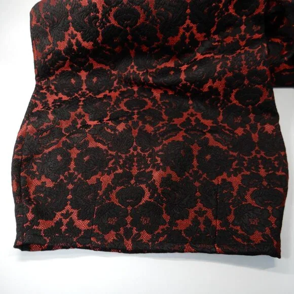 BRYN WALKER Medina PANTS Rosa Nera Brocade Lantern Tapered Wide Leg NEW $190 - Picture 10 of 12